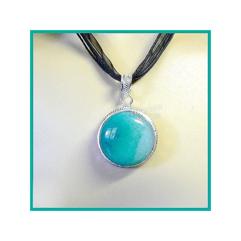 Pendentif PRESTIGE en AGATE naturelle