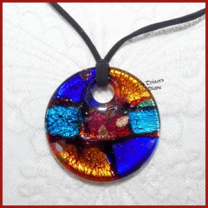 Pendentif MONDRIAN style MURANO