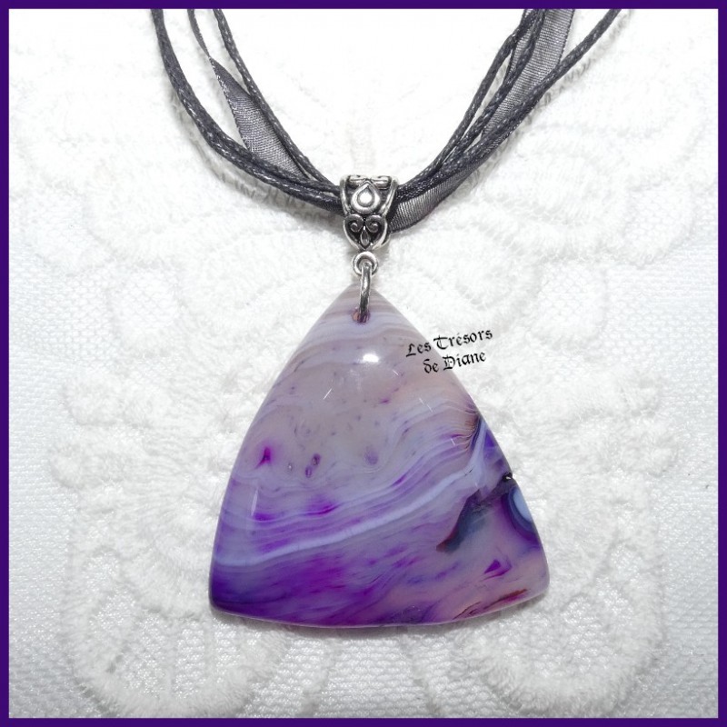 Pendentif en AGATE naturelle